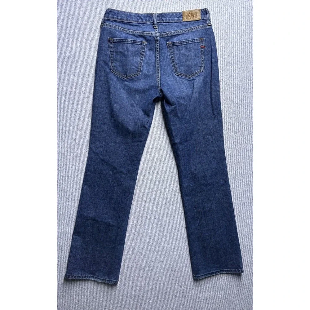 Y2K Gap 1969 Classic Fit Straight Leg Jeans Stretch Medium Tint Women's 4A